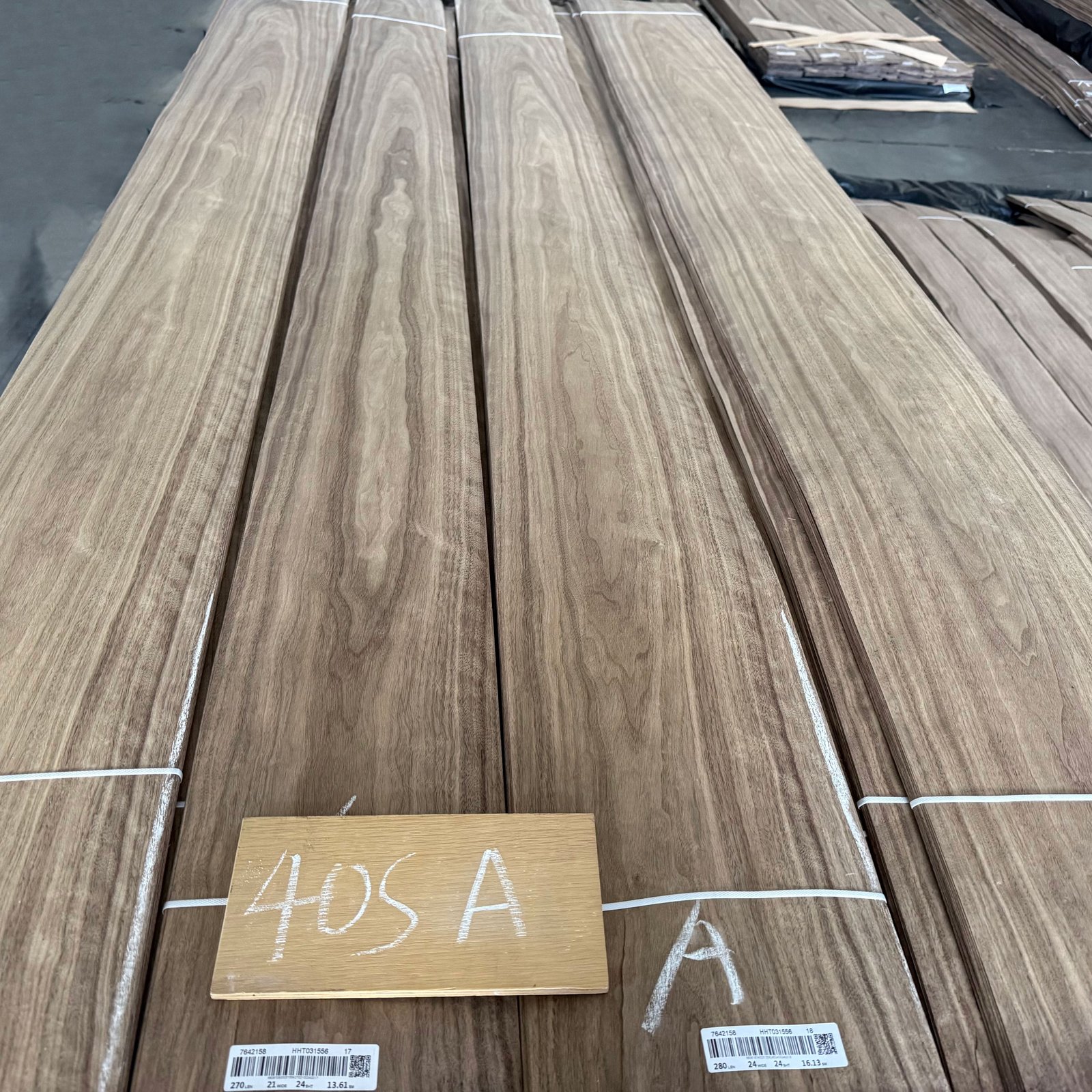 Natural Black Walnut Crown Cut Veneer 40S – A Grade